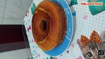 Bolo de fubá vegano - fica igualzinho ao normal