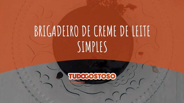 Brigadeiro de creme de leite simples