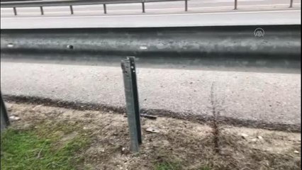 KIRKLARELİ - Kara yolundaki bariyerleri çalan şüpheli foto kapan sayesinde yakalandı