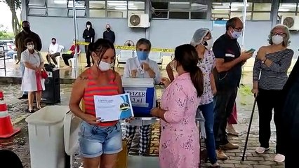 Vacinação da dose de número 1 milhão, aplicada em usuário da região de Saúde Sudoeste