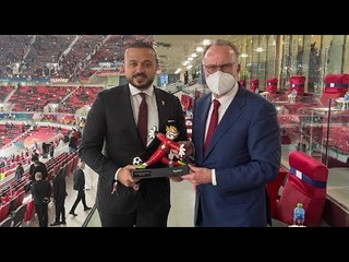 هدية رئيس بايرن ميونيخ للأهلي ورسالة الخطيب للاعبين بعد الخسارة