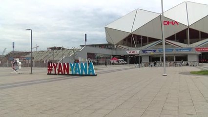 SPOR Trabzonsporlu taraftarlar için stadyum dışına aşı çadırı