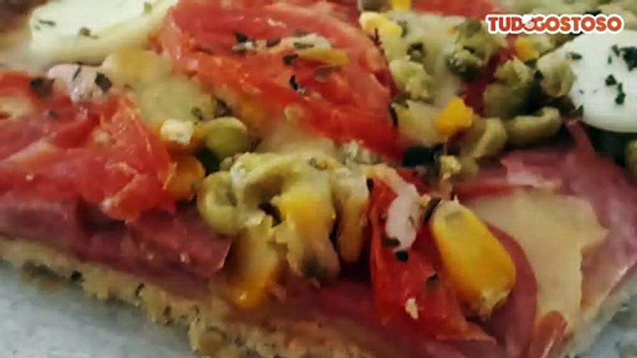 Massa de pizza de peito de frango (sem farinha)