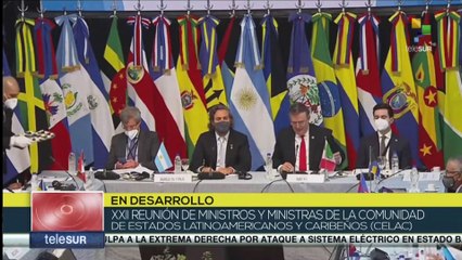 Intervención en la CELAC del Canciller de México Marcelo Ebrard