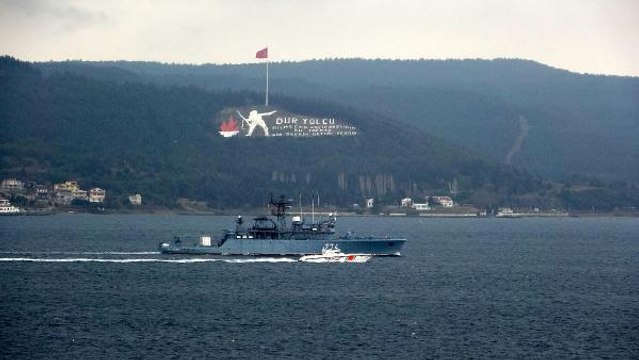 RUMEN MAYIN GEMİSİ, ÇANAKKALE BOĞAZI'NDAN GEÇTİ