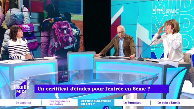 Un certificat d'études à l'entrée en 6ème ? - 07/01