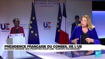 Macron affirme ses vues dès le début de la présidence française du Conseil de l'UE