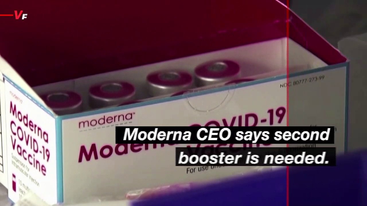 Moderna CEO: Second COVID Booster Needed Later This Year
