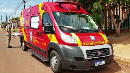 Jovem de 21 anos fica ferida ao sofrer entorse na perna e Corpo de Bombeiros é mobilizado