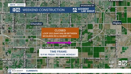 Weekend freeway construction planned