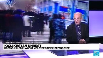 Kazakh leader says no negotiations, will destroy 'armed bandits'