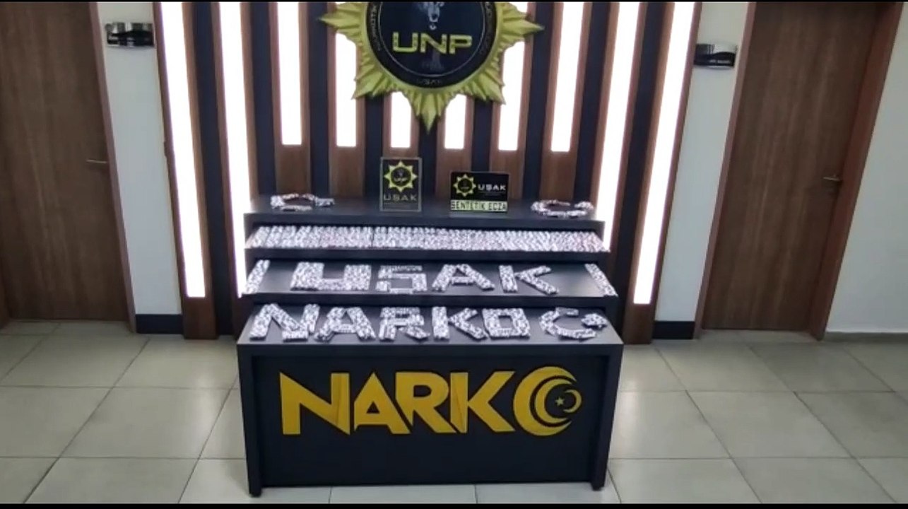 Uşak Narkotik Suçlarla Mücadele ekipleri uyuşturucuya geçit vermiyor