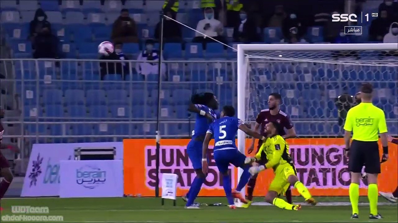 الشوط الثاني مباراة الهلال و الفيصلي 2-2 كاس السوبر السعودي 2022