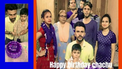 garvik ke chachu ka birthday celebration
