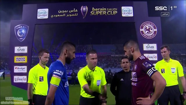 الشوط الاول مباراة الهلال و الفيصلي 2-2 كاس السوبر السعودي 2022