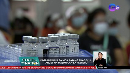 Pagbabakuna sa mga batang edad 5-11, target na masimulan sa Pebrero  | SONA