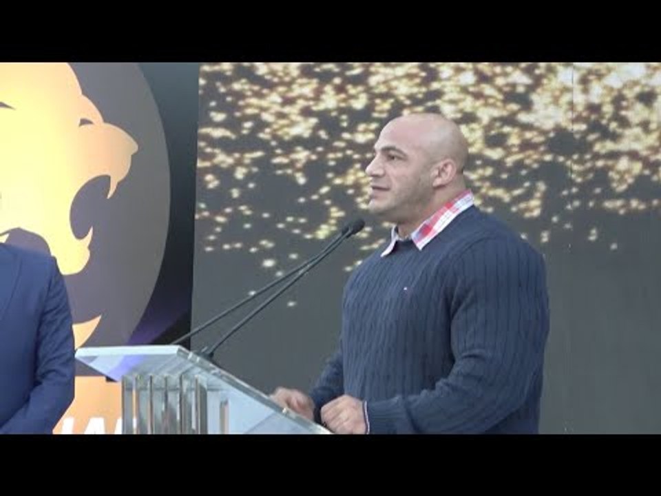 حفل تكريم البطل بيج رامي بحضور وزير الشباب والرياضة