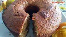 Bolo de laranja e aveia