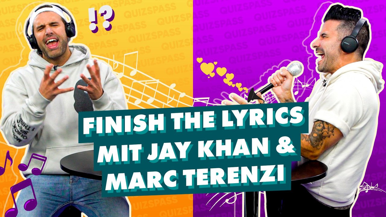 Jay Khan und Marc Terenzi in der 'Finish The Lyrics'-Challenge!