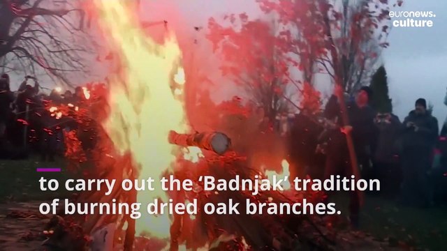 Serbia's Orthodox Christians gather for January's Christmas traditions