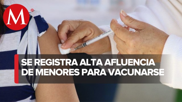 Inicia el primer día de vacunación a menores de 15 a 17 años en Nuevo León