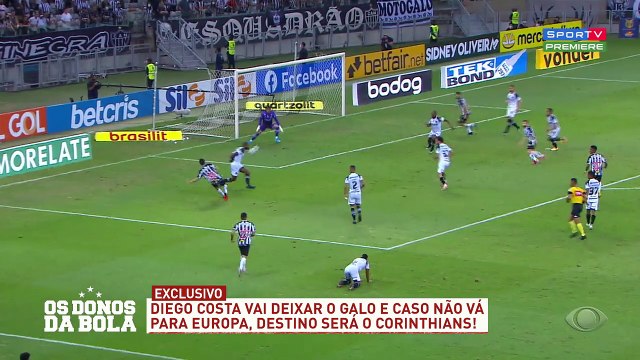 Diego Costa acertou a rescisão de contrato com o Atlético-MG e não continua no Galo em 2022. Agora, a briga fica entre Corinthians e dois clubes europeus. Pra onde o centroavante vai?#OsDonosdaBola