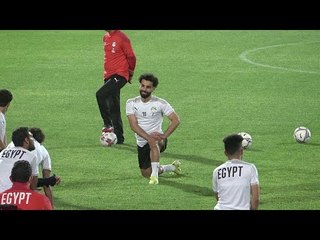 شاهد المران الأخير للمنتخب قبل مباراة كينيا الخميس بحضور وزير الشباب