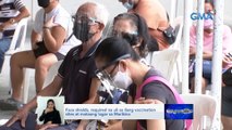 Face shields, required na uli sa ilang vaccination sites at mataong lugar sa Marikina | Saksi