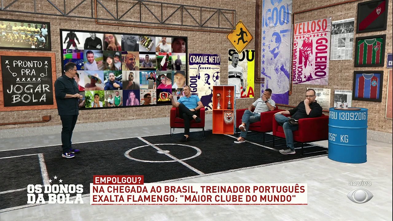 Paulo Sousa chegou ao Brasil! O novo técnico do Flamengo afirmou que vai treinar o "maior clube do mundo". Será que o português fará o mesmo sucesso de Jorge Jesus?#OsDonosdaBola