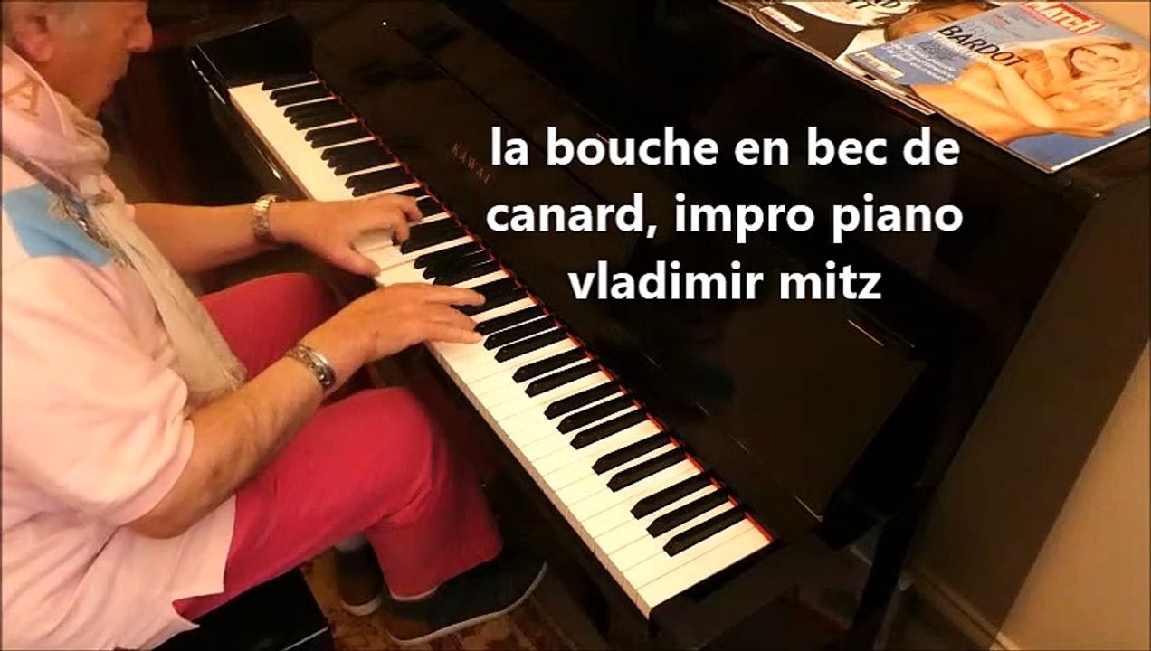 bouche en bec de canard impro piano vladimir mitz