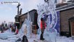 Des sculptures sur glace à découvrir dans le froid polaire d'Ekaterinbourg