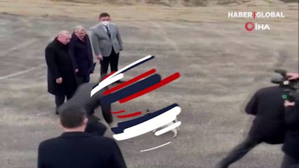 Cumhurbaşkanı Erdoğan'dan hayvan barınağına ziyaret! Maylo ile oynadı