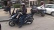 Ataşehir'de elektrikli scooter ile ters yönde ilerleyen kişiye ceza