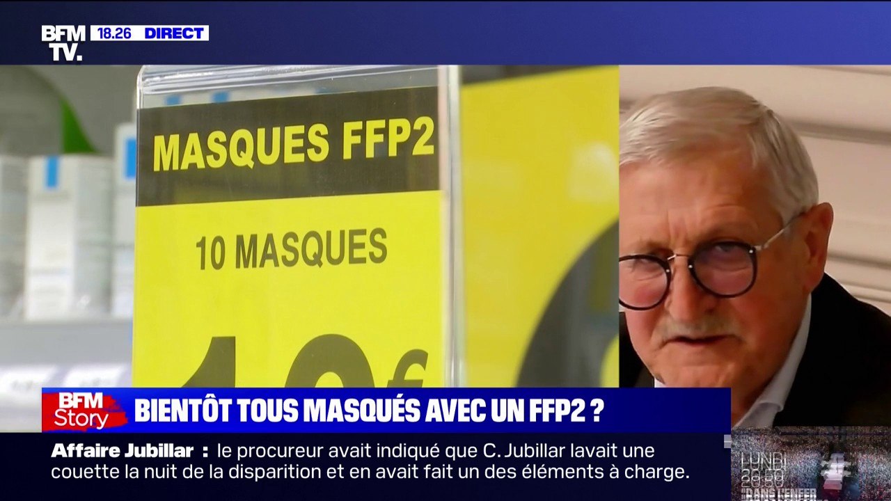 "Le but est de faire en sorte que le service puisse continuer": Emile Roger Lombertie, maire « Les Républicains » de Limoges, a décidé de distribuer des masques FFP2 aux enseignants et aux agents de la ville