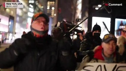 شاهد: في ذكرى اقتحام الـ"كابيتول".. نيويوركُ ساحةُ اعتصامٍ يندد واحتفالٍ يشيد