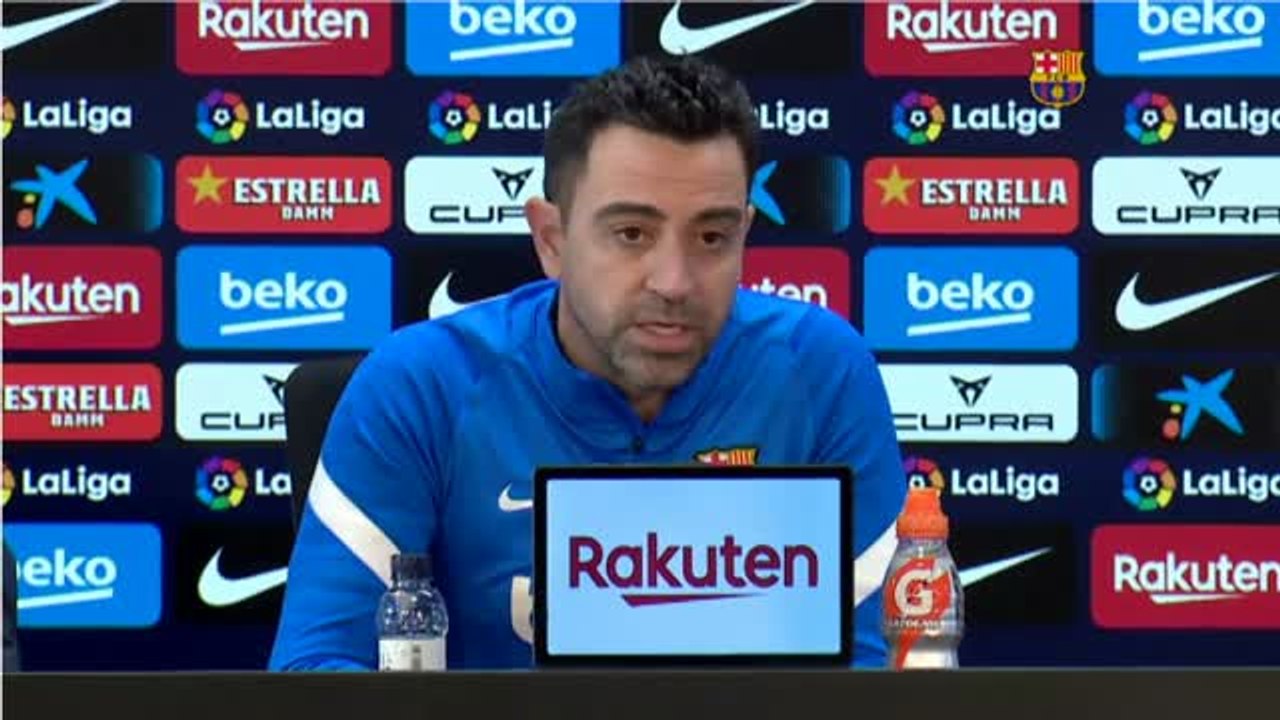 Xavi: "Llegaremos bien para competir al Real Madrid, como hacemos con cualquier rival"