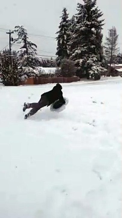 Dollar Store Inflatable Tube Pops Leading to Dramatic Fall