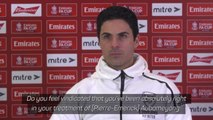 Arteta says decision to drop Aubameyang was in Arsenal's 'best interest'