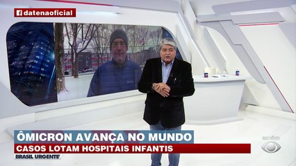 Casos da variante ômicron crescem e lotam hospitais infantis. #BandJornalismo