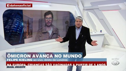 Disse Datena sobre a vacinação infantil no Brasil e no mundo. #BrasilUrgente #BandJornalismo