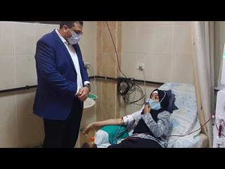 رعب في مستشفى الفيوم العام ..  جلسات غسيل الكلى ومسحات كورونا في مكان واحد