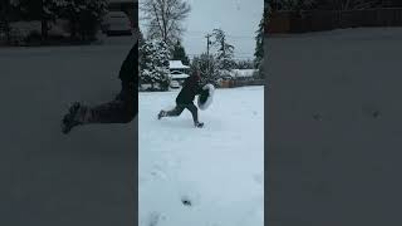 Dollar Store Inflatable Tube Pops Leading to Dramatic Fall