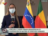Entérate | Venezuela y Benín firman Memorándum de Cooperación en materia de Derechos Humanos