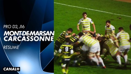 Le résumé de Mont-de-Marsan / Carcassonne - Pro D2 (J16)