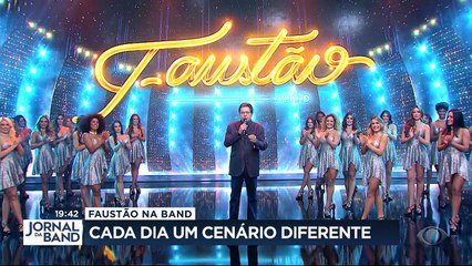 Скачать видео: Faltam 10 dias para a estreia do Faustão na Band. Conheça a estrutura moderna do cenário, que vai mudar todos os dias.