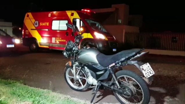 Motociclista sofre fratura em forte colisão contra carro no Bairro Neva