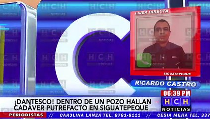 Dentro de un pozo encuentran un cadáver putrefacto en Siguatepeque