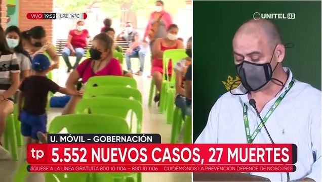 Santa Cruz reporta 5.552 nuevos positivos por Covid-19