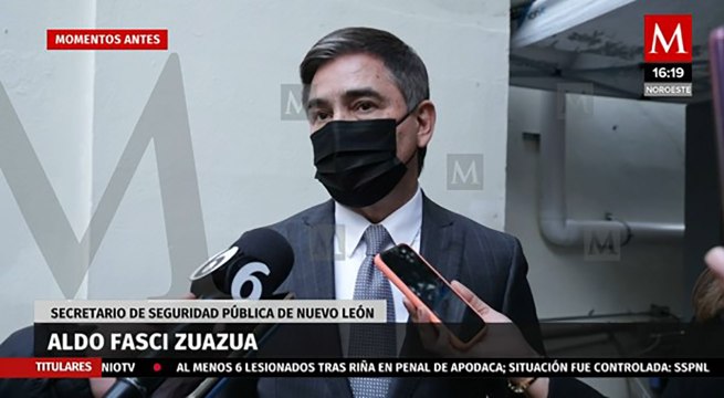 Riña en penal de Apodaca dejó 11 lesionados: Aldo Fasci