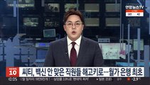 씨티, 백신 안 맞은 직원들 해고키로…월가 은행 최초